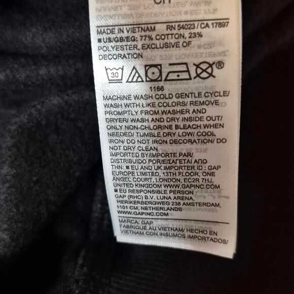 Gap Women's Black and White Sweatshirt size s - Picture 4 of 6